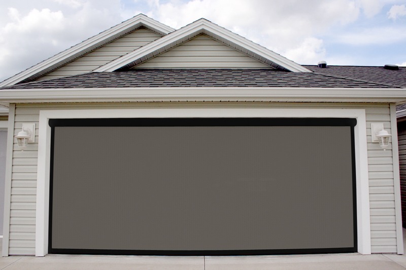 Electric Roll Up Garage Screens, Pull Down Screen Door For Garage